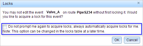 Disabling conflict prevention prompts from the message prompt Disabling conflict prevention prompts from the message prompt